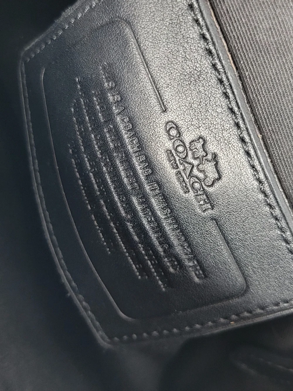 Coach Men’s Black Signature Crossbody Messenger Bag #822